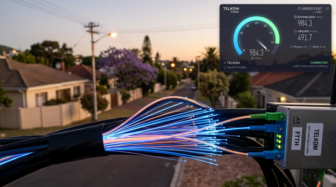 Fast Fibre in the Strand: Frogfoot, Octotel, and Air Fibre Compared